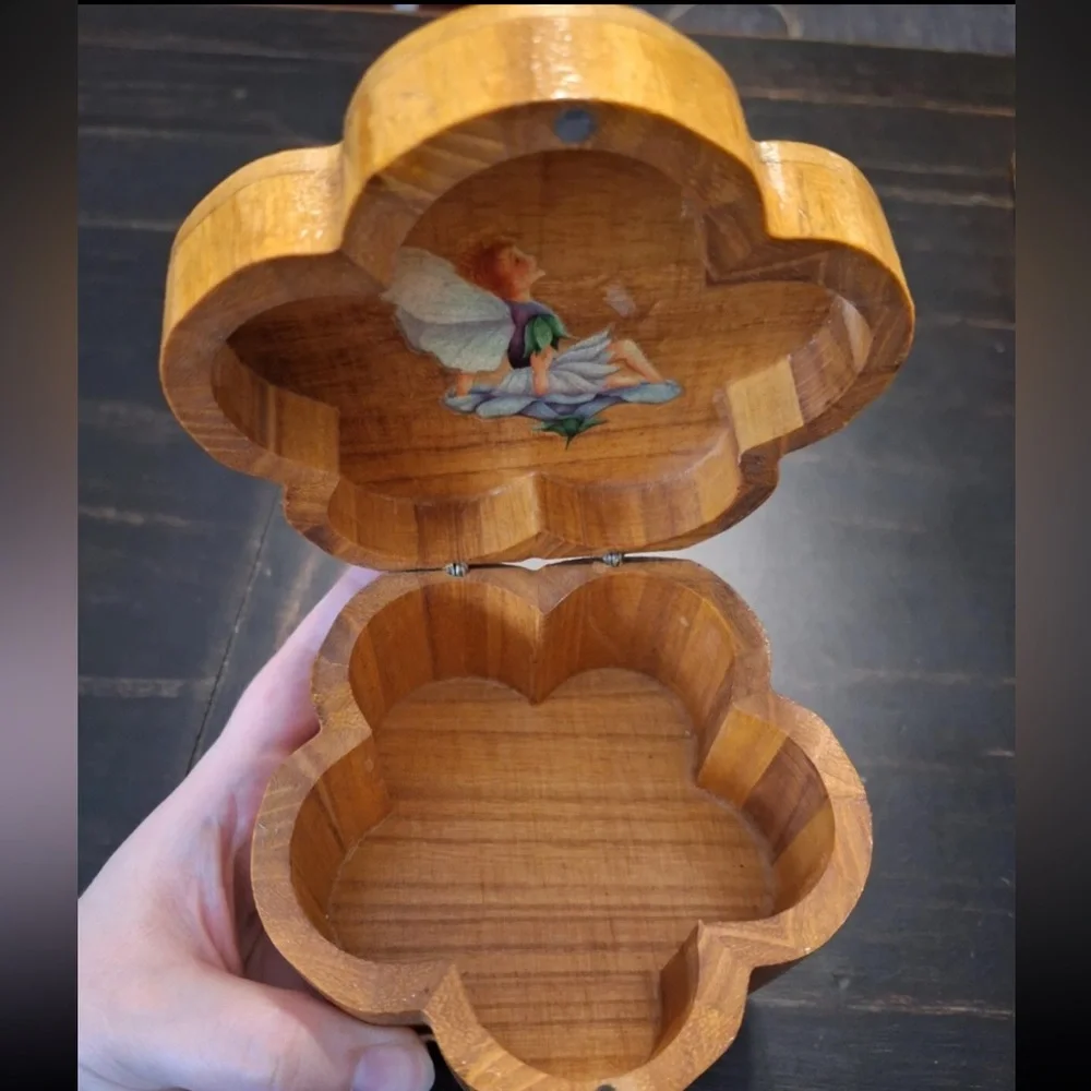 Wooden Fairy Jewelry Box